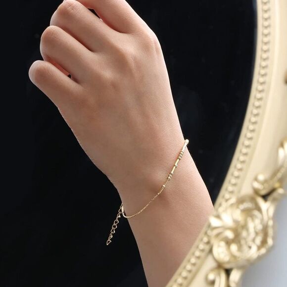 NWT Wool + Pepper Co. Morse Code Bracelet - BREATHE - Picture 5 of 6